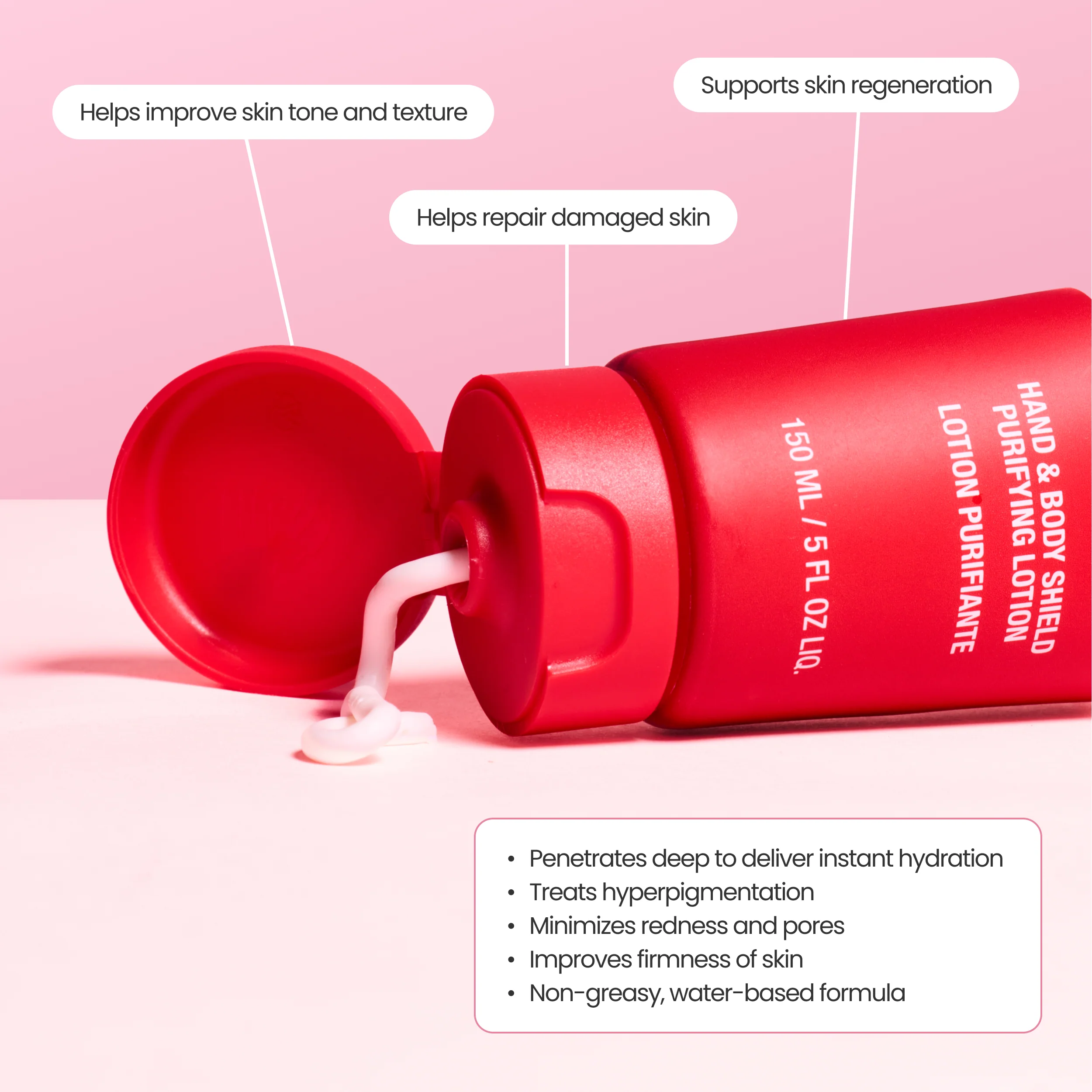 Hand & Body Shield Purifying Lotion - Image 3