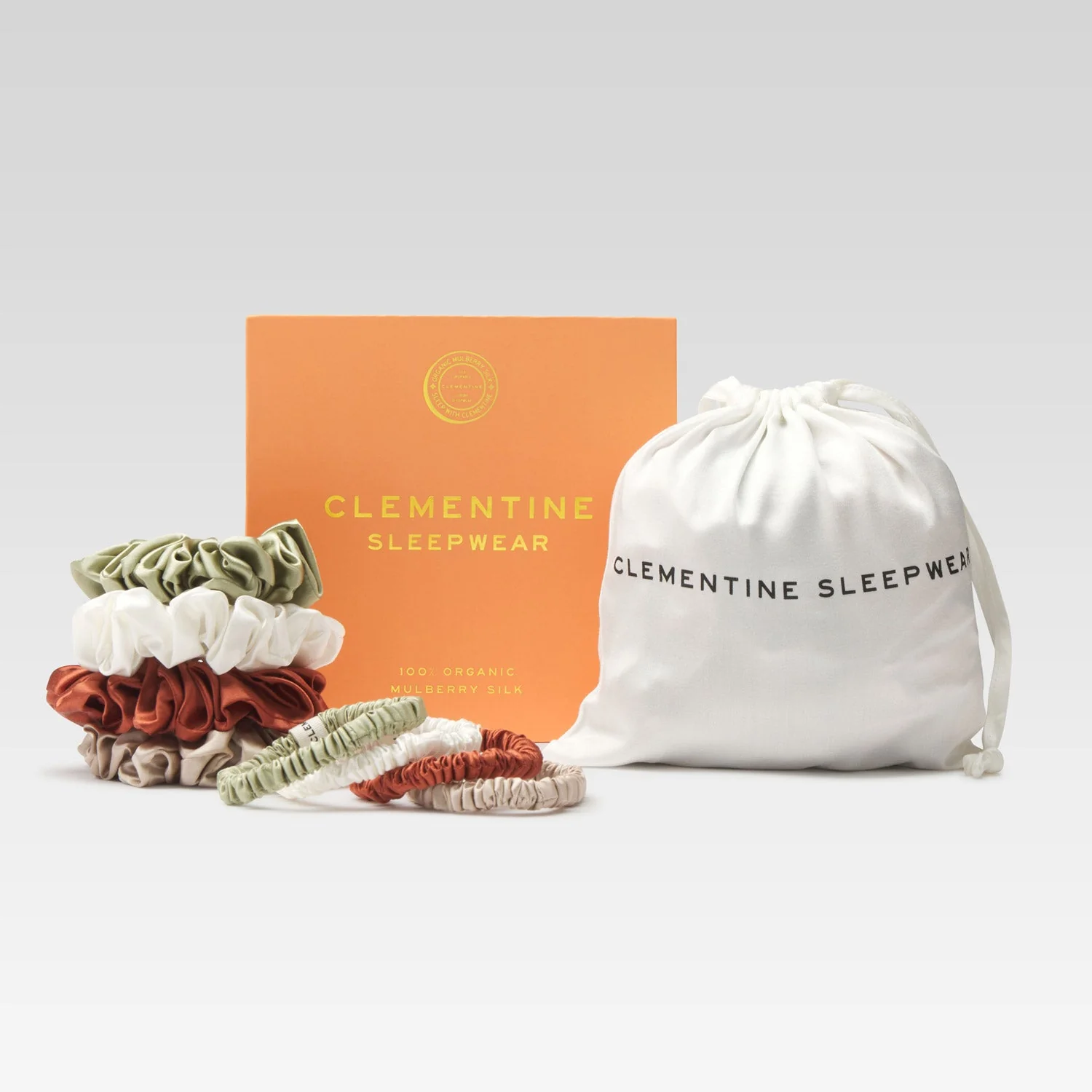 Organic Silk Scrunchie Pack - Image 4