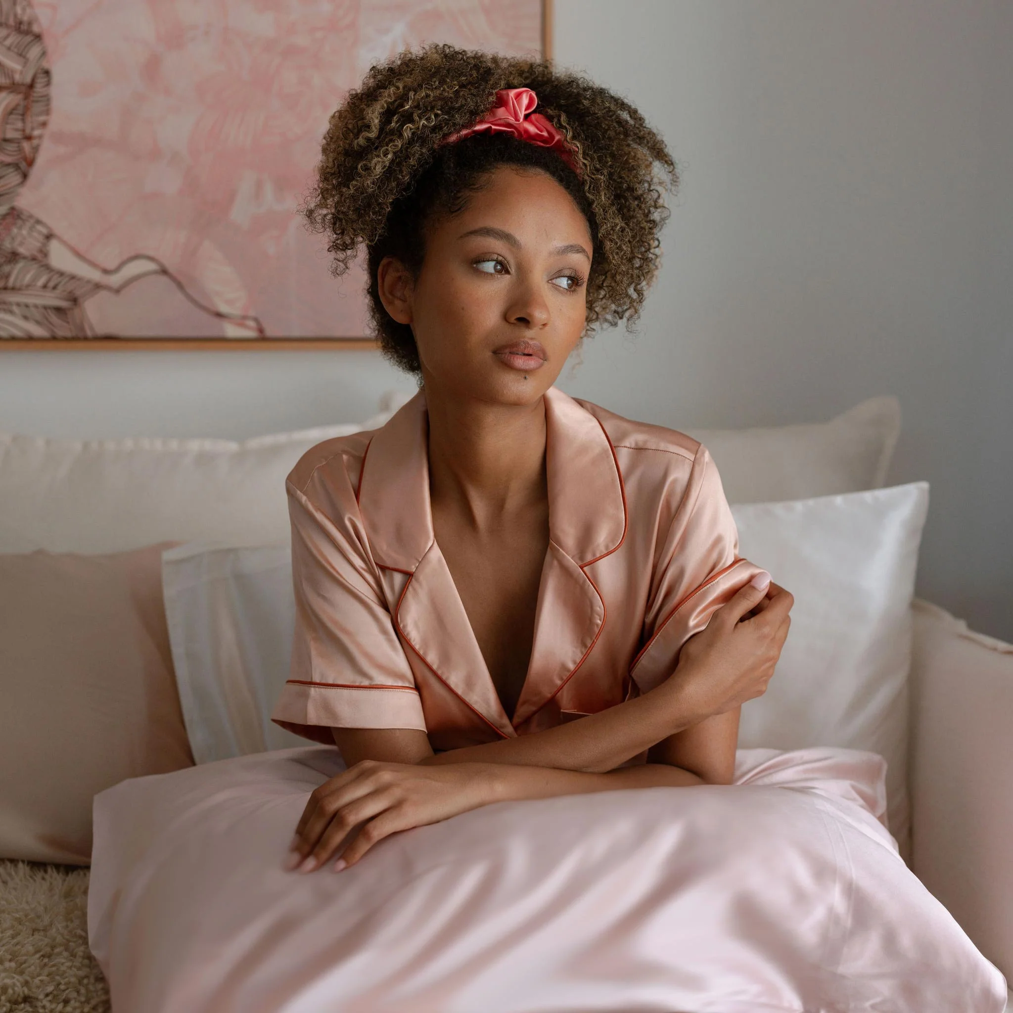 XL Organic Silk Scrunchie - Image 53
